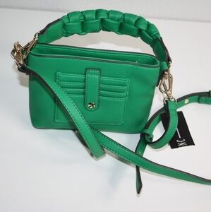 INC International Concepts Mertha Knot Crossbody Handbag Jungle Green BNWT SO